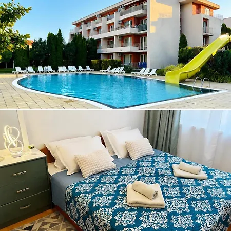 Nessebar Family - Large Terrace, Pools شقة